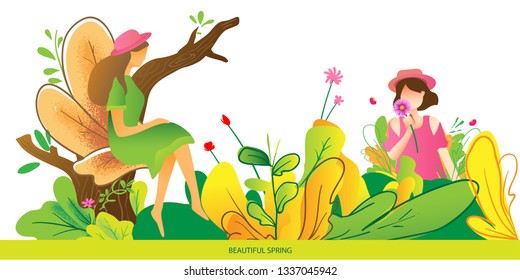 Beautiful flower spring