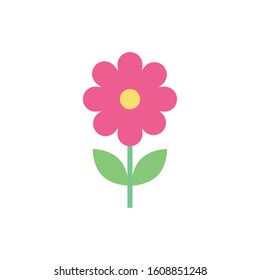 beautiful flower spring isolated icon vector illustration design