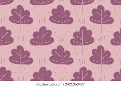 Beautiful flower springtime and summer field, garden. Floral, botanical, plants, doodle art. Trendy, stylish, fashionable, seamless vector pattern for design and decoration.