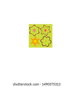 beautiful flower stock cencept vector 