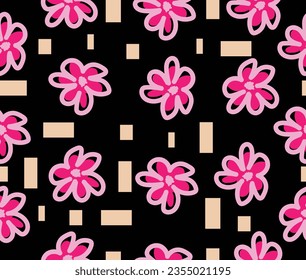 diseño de patrones sin inconvenientes de estilo floral
