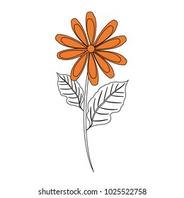 Beautiful flower symbol