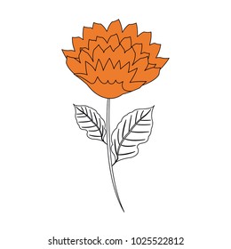 Beautiful flower symbol