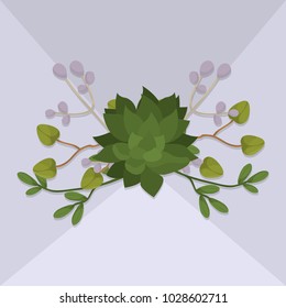 Beautiful flower symbol