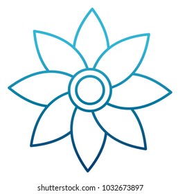 Beautiful flower symbol