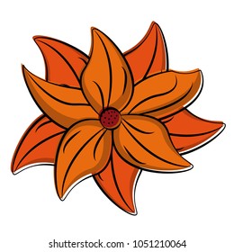 Beautiful flower symbol