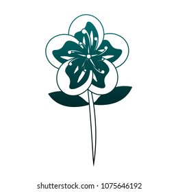 Beautiful flower symbol