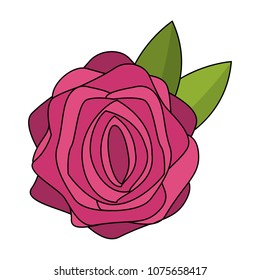 Beautiful flower symbol