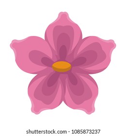 Beautiful flower symbol