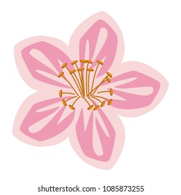 Beautiful flower symbol