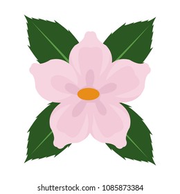 Beautiful flower symbol