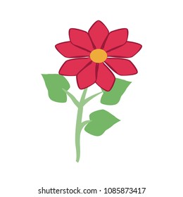 Beautiful flower symbol