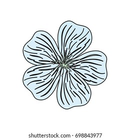 Beautiful flower symbol