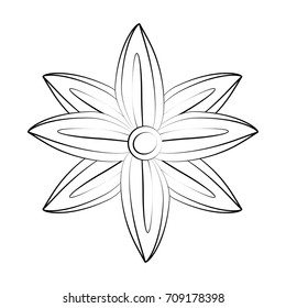beautiful flower symbol