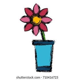 Beautiful flower symbol