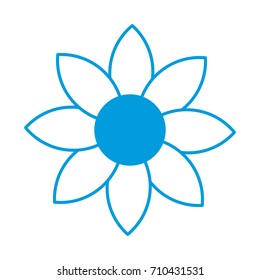 Beautiful flower symbol