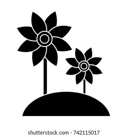 Beautiful flower symbol