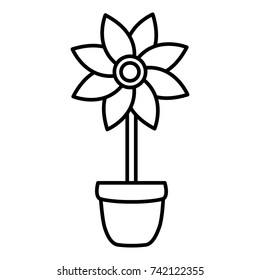 Beautiful flower symbol