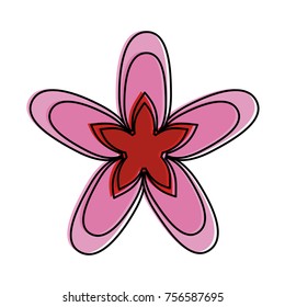 Beautiful flower symbol