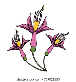Beautiful flower symbol