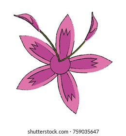 Beautiful flower symbol