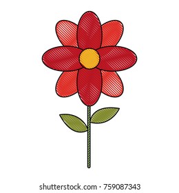 Beautiful flower symbol