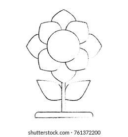Beautiful flower symbol