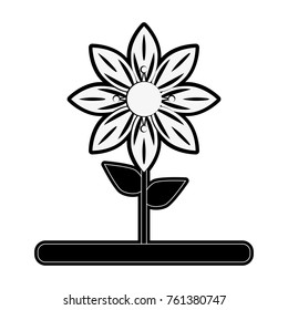 Beautiful flower symbol