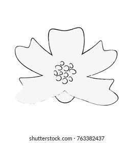 Beautiful flower symbol