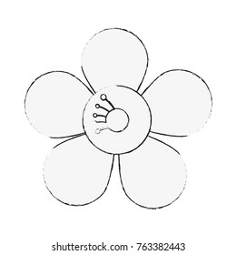 Beautiful flower symbol