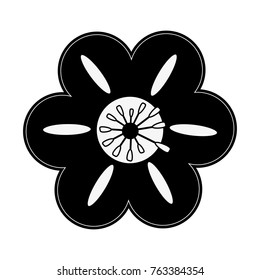 Beautiful flower symbol