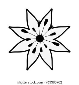 Beautiful flower symbol