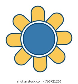 Beautiful flower symbol