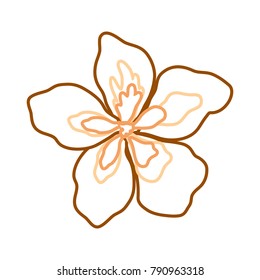 Beautiful flower symbol