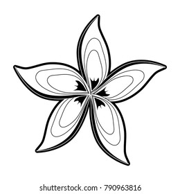Beautiful flower symbol