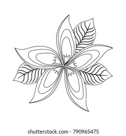 Beautiful flower symbol