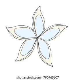 Beautiful flower symbol
