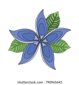 Beautiful flower symbol