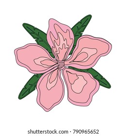 Beautiful flower symbol