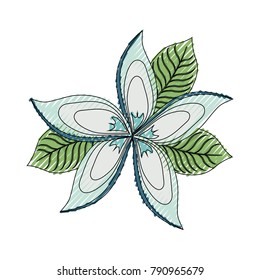 Beautiful flower symbol