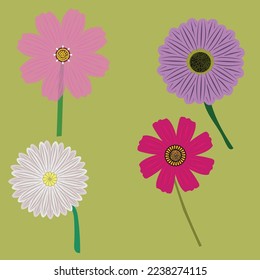 Beautiful flower vector art. it is  editable eps file.
