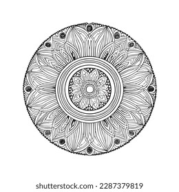 a beautiful flower vector artwork
