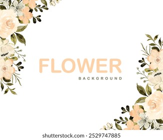Beautiful flower vector background, perfect for adding elegance to any design project. Delicate floral details that bring a touch of nature's beauty to your visuals.