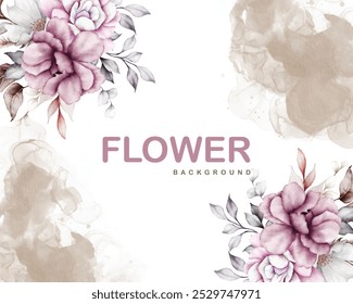 Beautiful flower vector background, perfect for adding elegance to any design project. Delicate floral details that bring a touch of nature's beauty to your visuals.