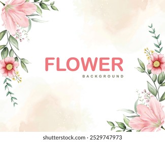 Fundo de vetor de flor bonito, perfeito para adicionar elegância a qualquer projeto de design. Detalhes florais delicados que trazem um toque de beleza da natureza para seus visuais.