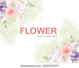 Beautiful flower vector background, perfect for adding elegance to any design project. Delicate floral details that bring a touch of nature's beauty to your visuals.