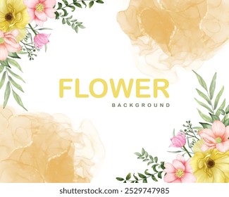 Beautiful flower vector background, perfect for adding elegance to any design project. Delicate floral details that bring a touch of nature's beauty to your visuals.