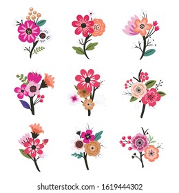 Beautiful Flower Vector Decoration Design
