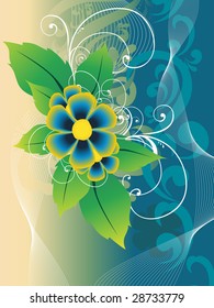 Beautiful flower vector design