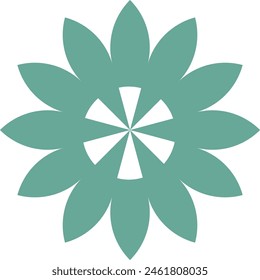 hermoso icono de Vector de flores eps 10 